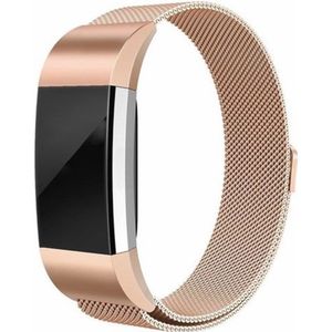 Fitbit Charge 2 milanese band - rose goud