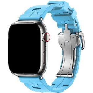 Apple Watch Sport Hermès Kilim Single Tour - Lichtblauw - 42, 44, 45 & 49mm