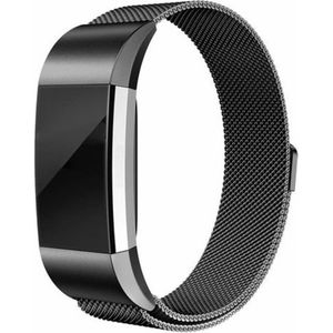 Fitbit Charge 2 Milanese Band - Zwart - ML