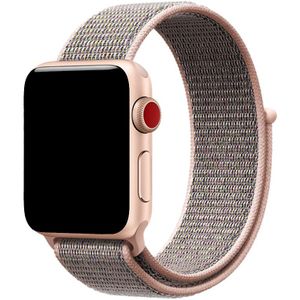 Apple Watch Nylon Geweven Sport Band  - Pink Sand - 38, 40 & 41mm