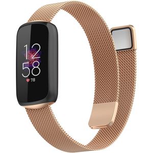Fitbit Luxe Milanese Band - Rose Goud