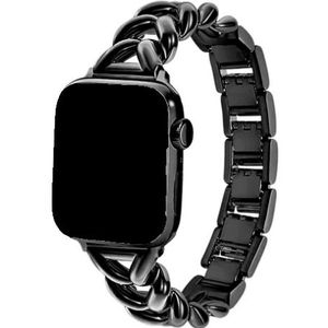 Apple Watch Hart Stalen Schakel Band - Lisa Zwart - 42, 44, 45 & 49mm