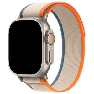 Apple Watch Nylon Trail Band - Oranje Beige - 42, 44, 45 & 49mm