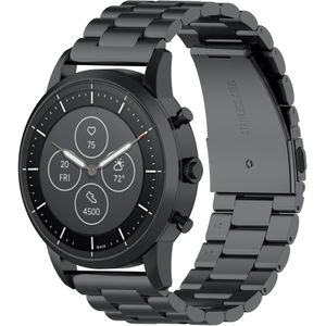 Garmin Vivoactive / Vivomove Kralen Stalen Schakel Band - Zwart - 18mm