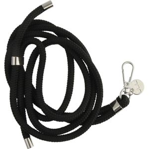 Telefoonkoord Longa - zwart - zilver