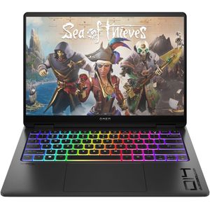 HP OMEN Transcend 14" Gaming Laptop - 14-fb0018nb - Shadow Black - QHD OLED - RTX 4070 - Azerty toetsenbord met RGB verlichting per toets