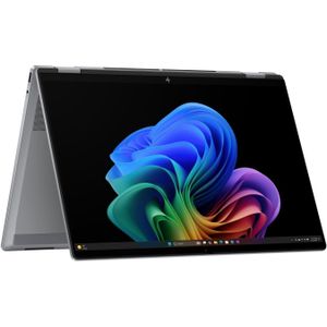 HP OmniBook X Flip 16" Next Gen AI 2-in-1 Laptop - 16-ar0003nb - Meteor Silver - Azerty toetsenbord met verlichting