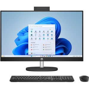 HP 27" AIO - 27-cr2001nb - Jet Black - in hoogte verstelbaar - FHD webcam met IR