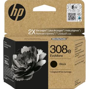 HP 308e EvoMore originele zwarte inktcartridge