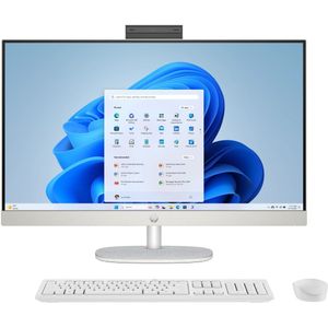 HP 27" AI AIO - 27-cr2002nb - Shell White - in hoogte verstelbaar - FHD webcam met IR
