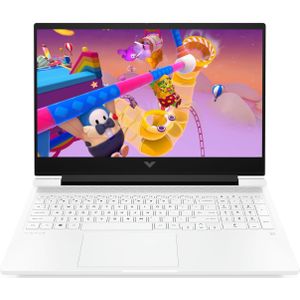 HP Victus  16'' Gaming Laptop - 16-r1050nb - Ceramic White - RTX 4060 - Azerty toetsenbord met RGB verlichting