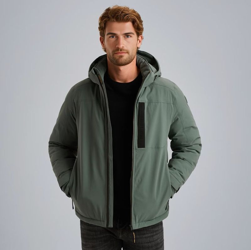 PME Legend - CREWCAT - Winterjack - Groen - Semi Long Jacket