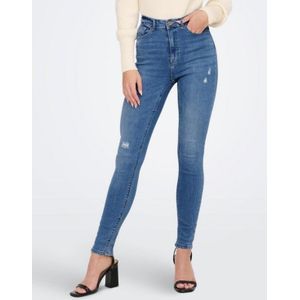 ONLY - ONLPAOLA LIFE HW SK JNS BB AZG809 - Dames Jeans - Skinny - Regular Waist