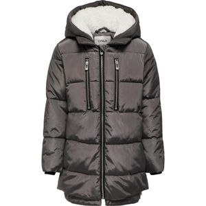Kids Only - Gewatteerd Jack - Donkergrijs - Puffer Coat CP OTW