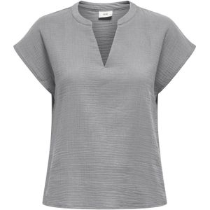 JDY - Blousetop - O-hals - Korte Mouwen - Klokmouwen - Regular Fit