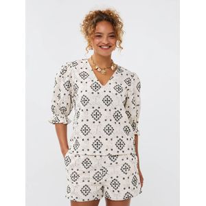 Ydence - Top - Groen - Luchtige Stof