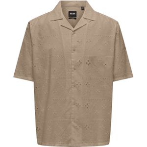 ONLY&SONS - ONSARON RLX SS CHIFFLY RESORT SHIRT - Heren Overhemden
