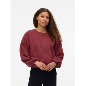 Vero Moda - Vmtilika Ls Brushed Jacket - Jas - Syrah/melange - Dames