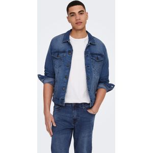 Only & Sons - MID. BLUE 4333 JACKET NOOS - Spijkerjack - Medium Blue