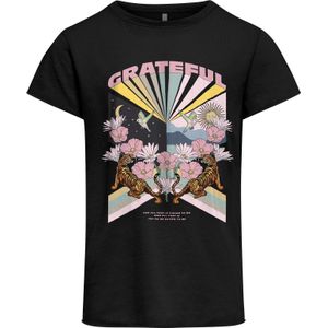 KOGLUCY FIT S/S PLANET TOP BOX JRS - Black/GRATEFU