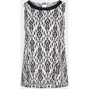 Esqualo - Top - 2tone Ikat Print