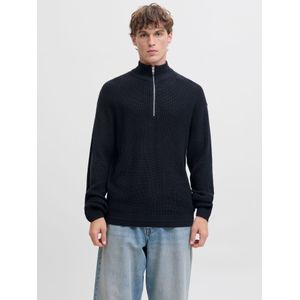 Jack & Jones - JJKAITO KNIT HALF ZIP BF - Schipperstrui - Sky captain - Relaxed fit