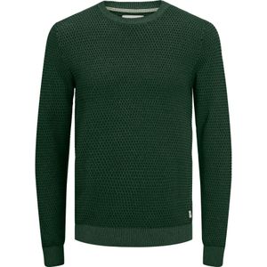 Jack & Jones - JJEATLAS KNIT CREW NECK JNR - Groene Casual Trui