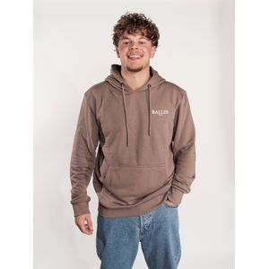 Ballin - Trui - Kakao - Met Backprint - Mannen