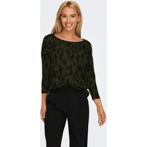 ONLY - ONLELCOS - Dames T-shirt - Loose Fit - Ronde Hals - 3/4 Mouwen