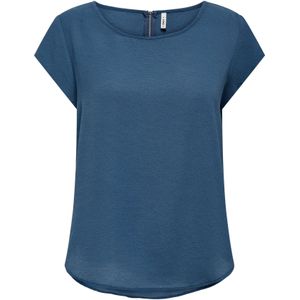 Blouse - ONLVic - Effen - Blouseshirt - Recht Model - Kwartmouw