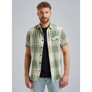 Short Sleeve Shirt Ctn Slub Check