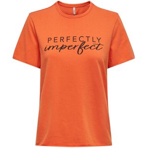 Only - Onljessie Cs Top - Dames T-shirt - Tigerlilly