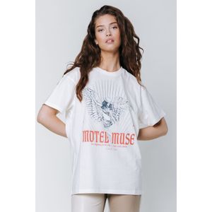 Colourful Rebel - Motel Muse - T-shirt - Loosefit - 100% Organisch Katoen