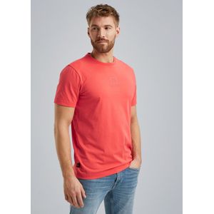 Short sleeve r-neck cotton elastan