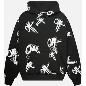 Off The Pitch - Hoodie - Zwart - Regular Fit