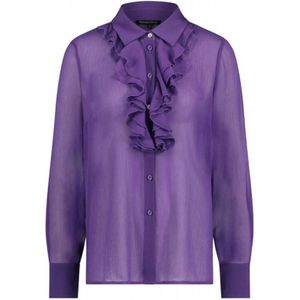 Blouse Ruffle Plastron