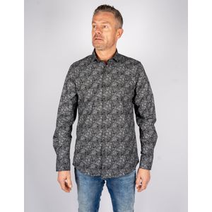 172811 zwart-grey Overhemd