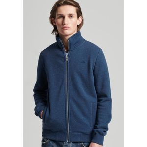 Essential logo zip track top