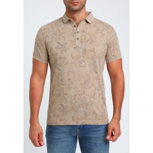 Gabbiano - Poloshirt - Latte Brown - Korte Mouwen