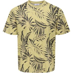 ONLY&SONS - ONSKASH REG LEAF AOP SS TEE - T-shirt - Heren