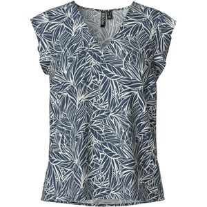 PIECES - PCNYA SL V-NECK TOP WVN MSA BC - Dames - Blouse