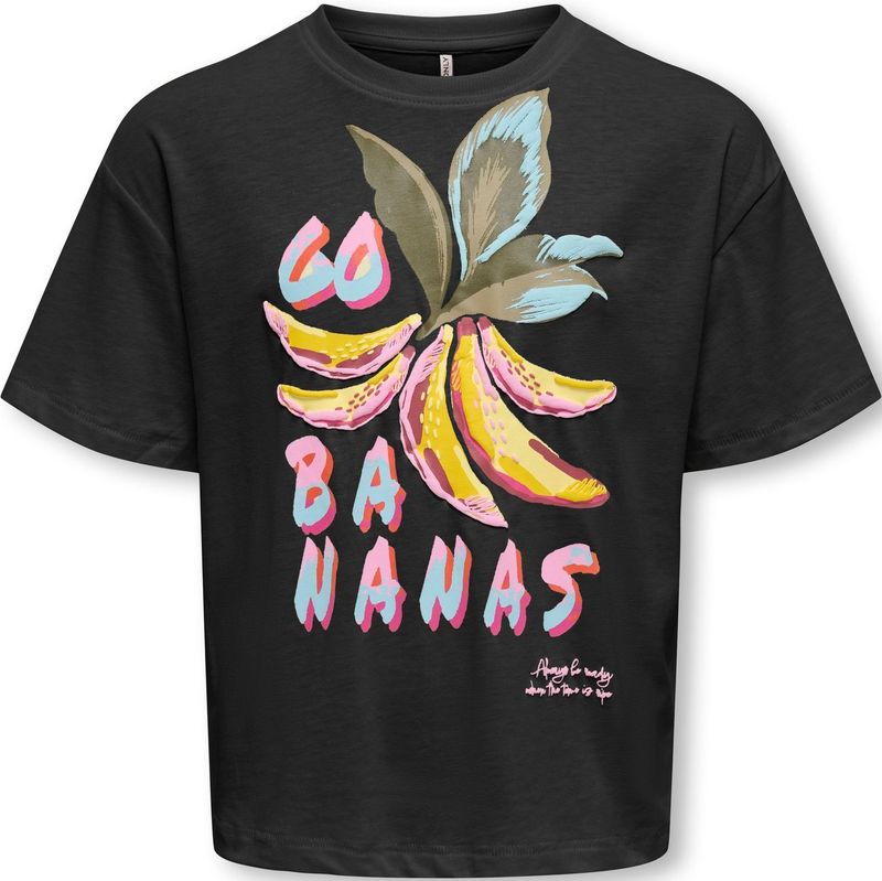 ONLY GIRLS - T-shirt - Regular Fit - O-hals - Junior - Korte Mouwen