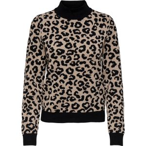Only - LIBI - Gebreide Pullover - Luipaardprint - Regular Fit