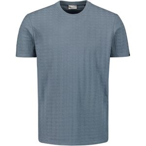 No Excess - Relief T-shirt - Washed Blue - Korte Mouwen