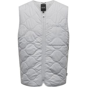Only & Sons - Quilt Liner Vest - Mouwloos Gilet - Hoge Hals - Ritssluiting