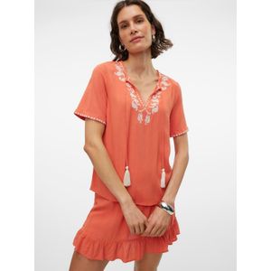 Vero Moda - Svella - Top - Korte Mouwen - V-hals