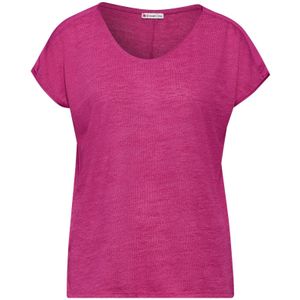 A321475 LTD QR linen look shirt w w