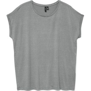 VERO MODA - VMLAVA GLITTER SS TOP STRIPE JRS NOOS - T-shirt - Dames