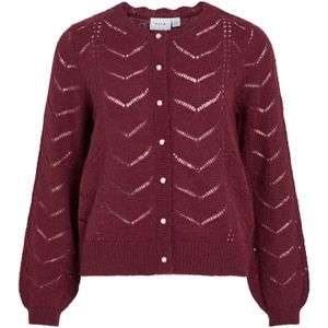 VITULI O-NECK L/S DETAIL KNIT CARDI