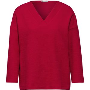 Street One - A322236 - structure v-neck shirt